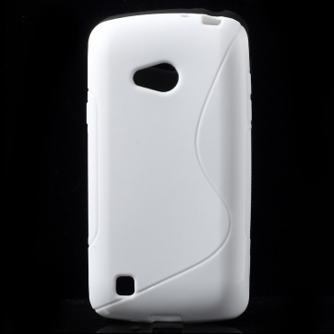 TPU gel ovitek "S-Line" za LG L50 - bel