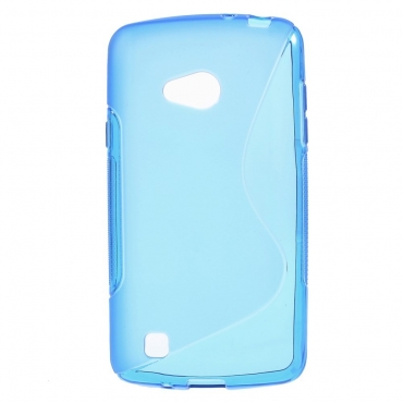 TPU gel ovitek "S-Line" za LG L50 - moder