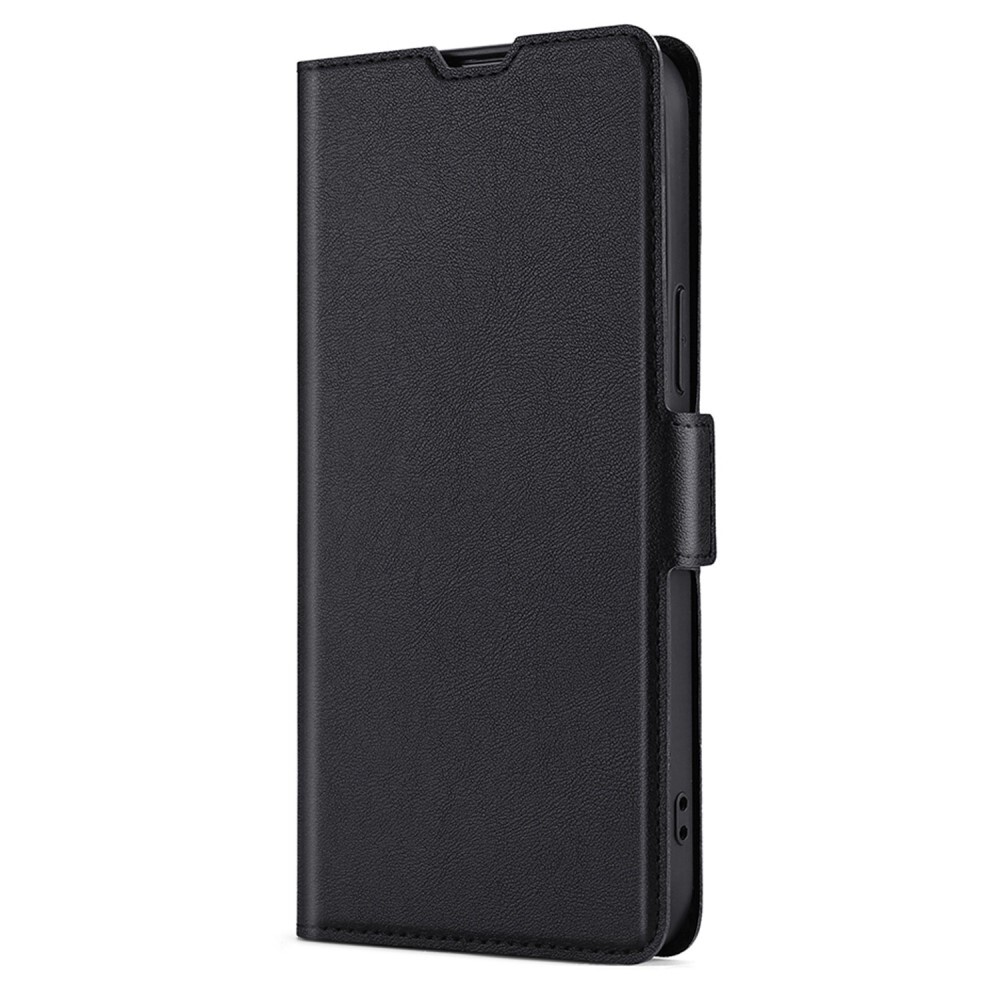 Etui "Litchi" za Vivo Y35 - črn