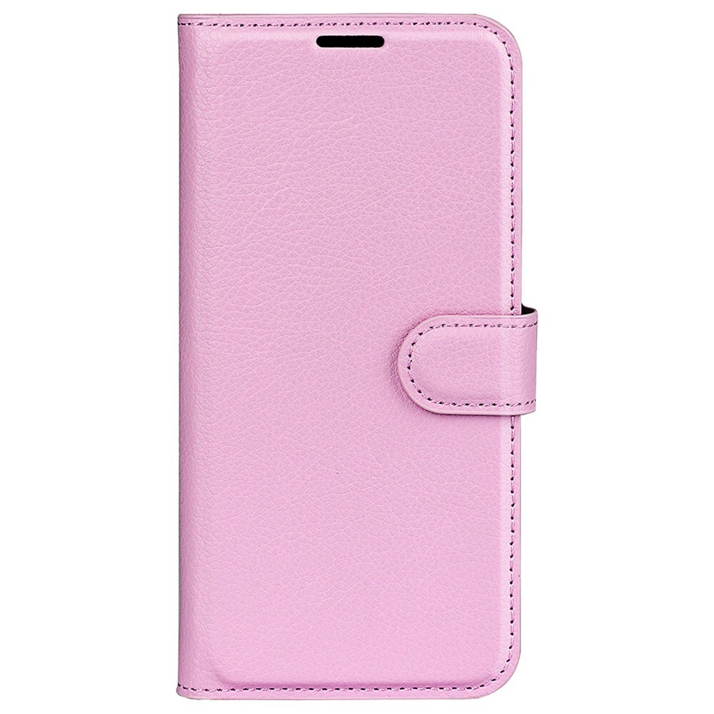 Etui "Litchi" za Google Pixel 7 Pro - roza