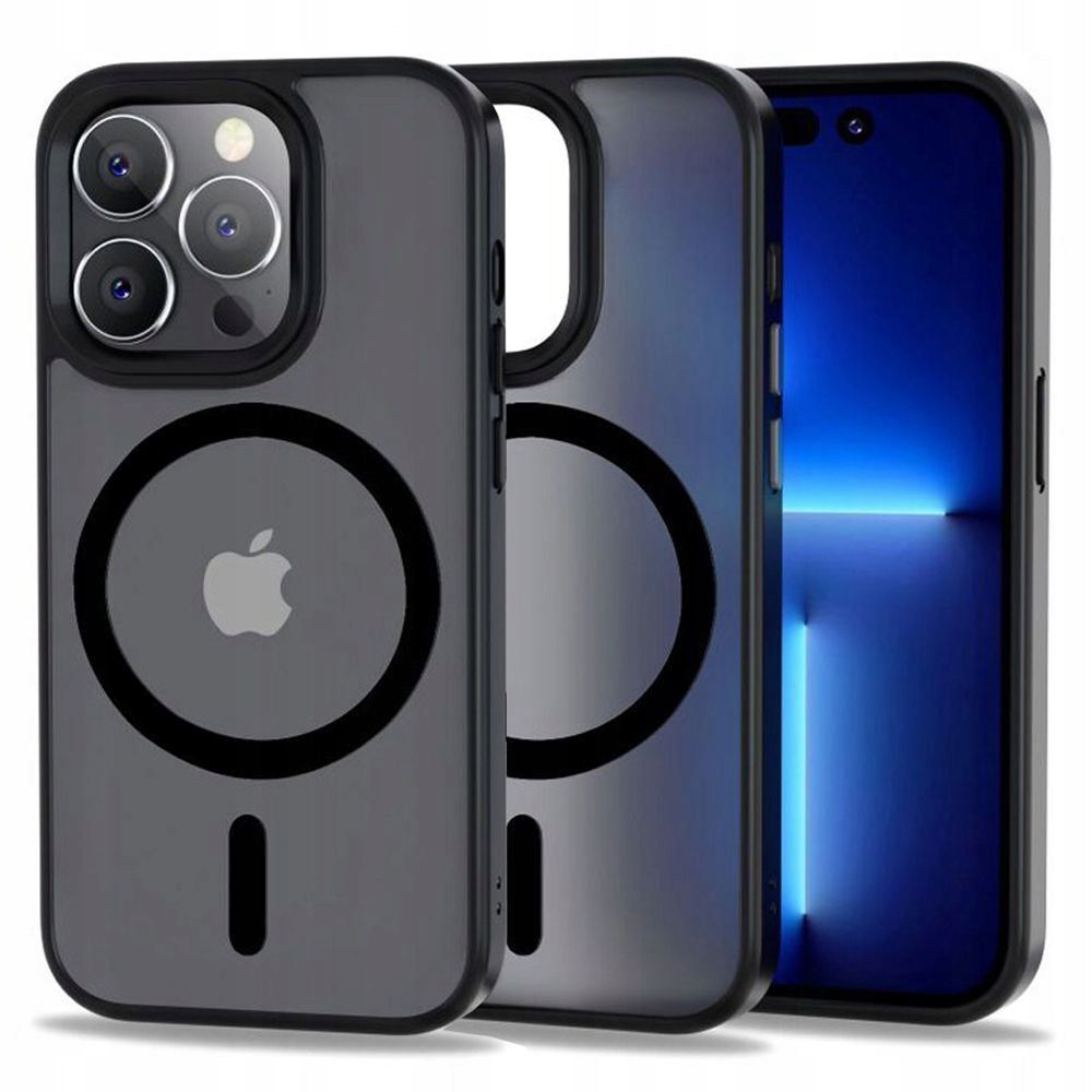 Hibridni ovitek Tech-Protect "Magmat MagSafe" za iPhone 13 Pro - črn