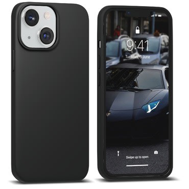 Silikonski ovitek "Opticase Pastel" by Optishield© za iPhone 13 - black