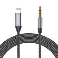 Pleten Lightning v AUX 3.5mm audio kabel Tech-Protect "Ultraboost" - 1m
