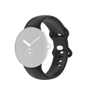 Silikonski pas za uro Google Pixel Watch - črn