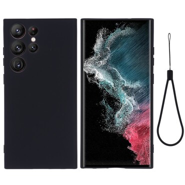 Silikonski ovitek za Samsung Galaxy S23 Ultra - črn