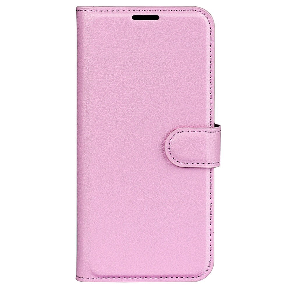 Etui "Litchi" za Samsung Galaxy S23 Ultra - roza