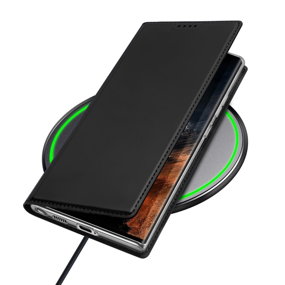 Etui "Skin" za Samsung Galaxy S23 Ultra - črn