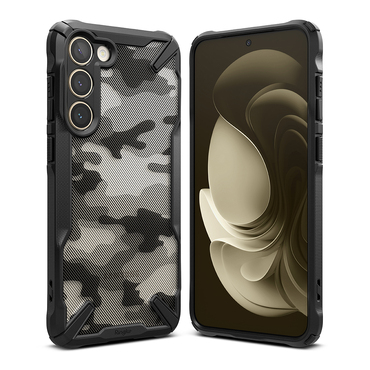 Ovitek Ringke "Fusion X Design" za Samsung Galaxy S23 - camo black