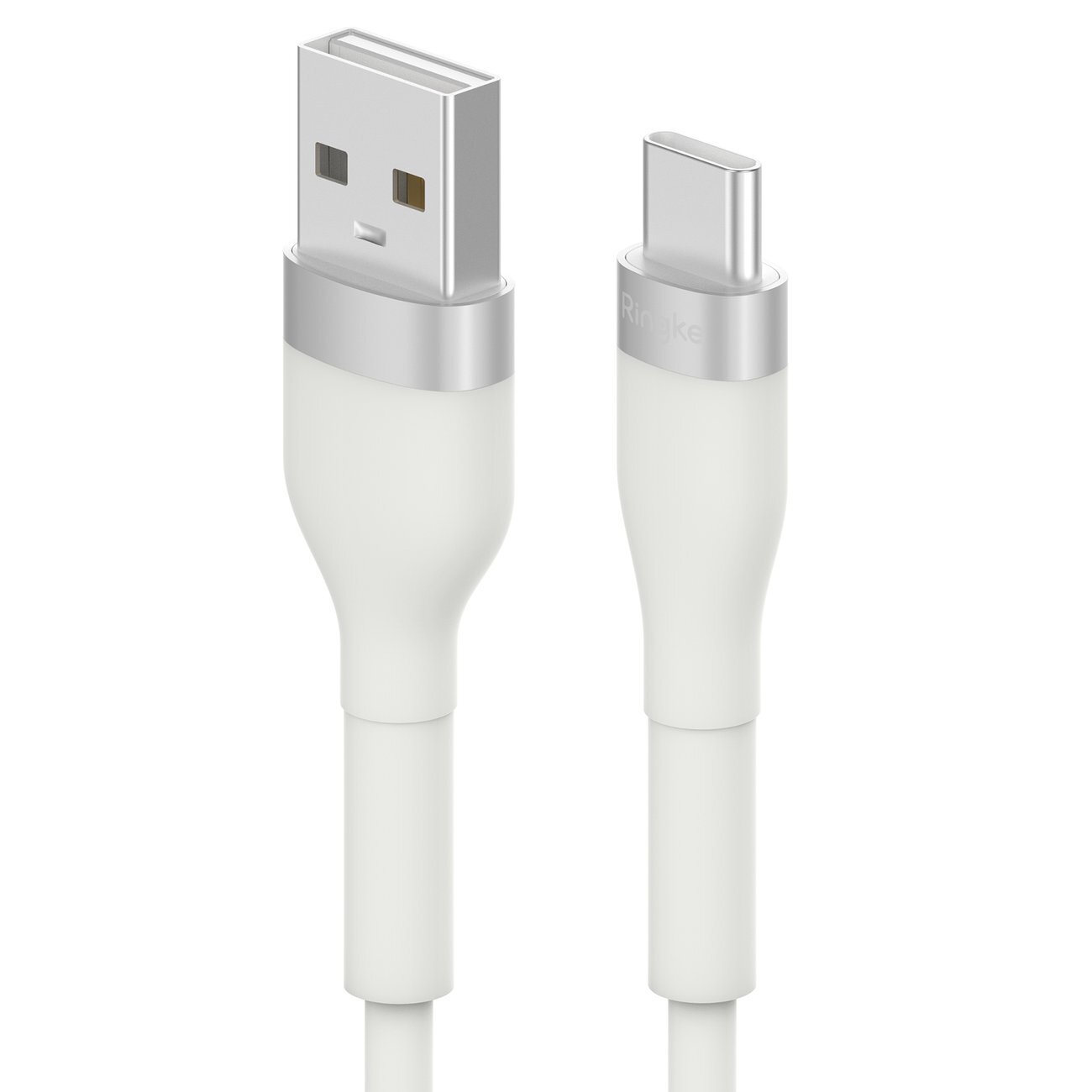 USB-A v USB-C polnilni in podatkovni kabel Ringke "Pastel" 12W - 2m - bel