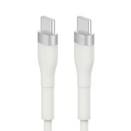 USB-C v USB-C polnilni in podatkovni kabel Ringke "Pastel" 60W - 2m - bel