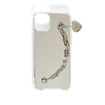 Silikonski ovitek za iPhone 11 Pro Max "Metallic" z zapestnico za prenašanje