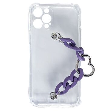 Silikonski ovitek za iPhone 12 Pro Max "Purple Lolly" z zapestnico za prenašanje Silikonski ovitek za iPhone 12 Pro Max "Purple Lolly" z zapestnico za prenašanje