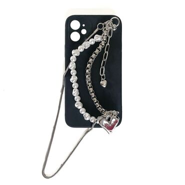 Silikonski ovitek za iPhone 12 "Multi Chain" z zapestnico za prenašanje