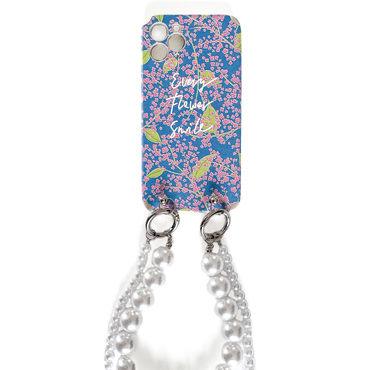 Silikonski ovitek za iPhone 12 Pro Max "Positive Bloom" z vrvico in dodatno zapestnico za prenašanje Silikonski ovitek za iPhone 12 Pro Max "Positive Bloom" z vrvico in dodatno zapestnico za prenašanje