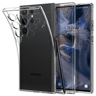 Ovitek Spigen "Liquid Crystal" za Samsung Galaxy S23 Ultra - crystal clear