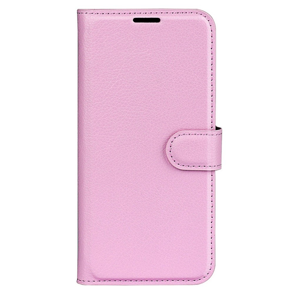 Etui "Litchi" za Xiaomi Redmi Note 12 5G / Poco X5 5G - roza