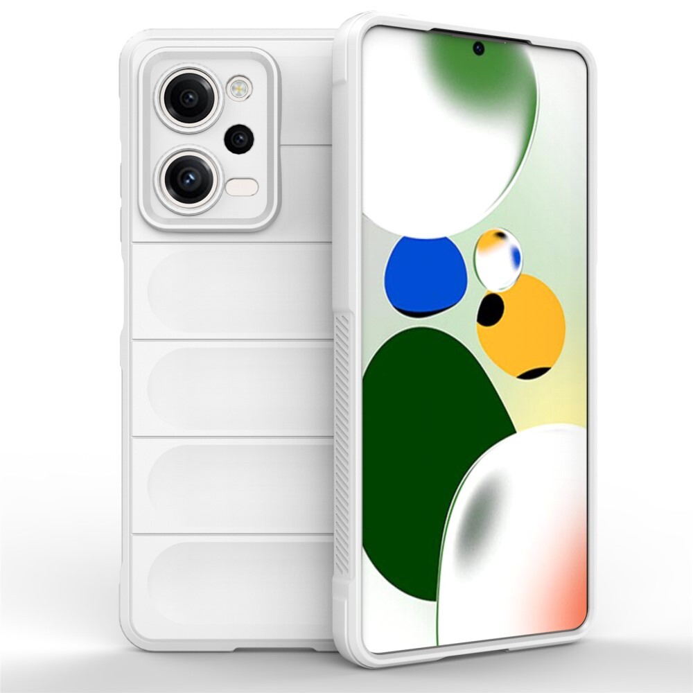 Robusten ovitek "Waves" za Xiaomi Redmi Note 12 Pro 5G - bel
