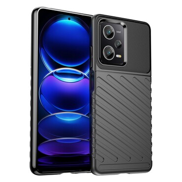 TPU gel ovitek "Titan X" za Xiaomi Redmi Note 12 Pro 5G / Poco X5 Pro 5G - črn