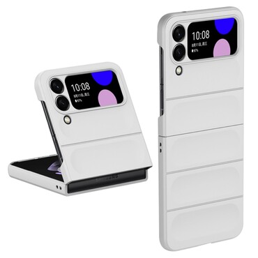 Robusten ovitek "Waves" za Samsung Galaxy Z Flip4 - bel