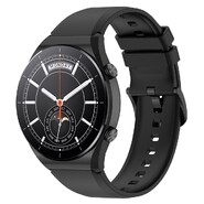 Silikonski pas za uro Garmin Vivoactive 4 / Garmin Venu 2 "Classic" - črn