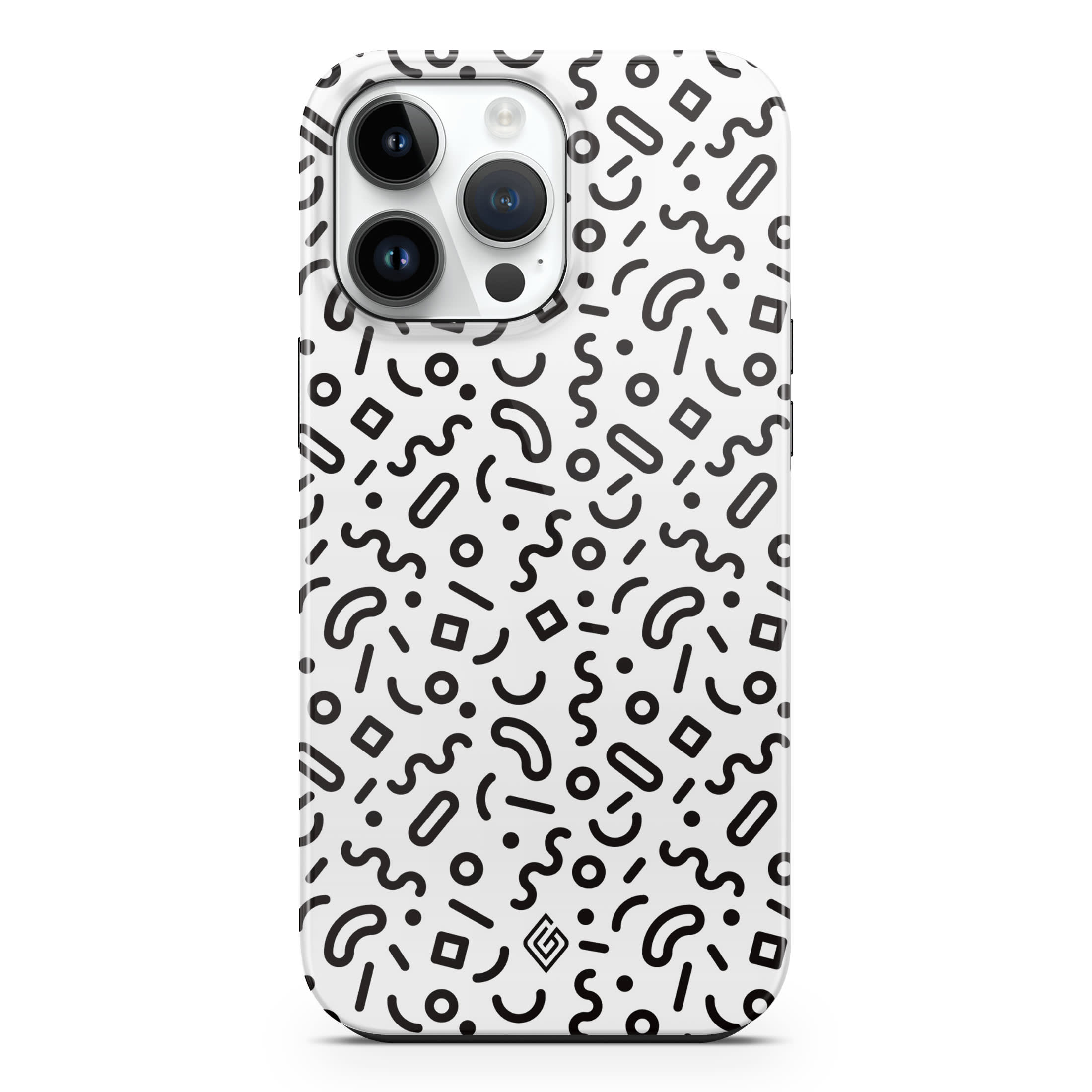Ovitek za iPhone 14 Pro GAIIA by Optishield® - Doodle Delight