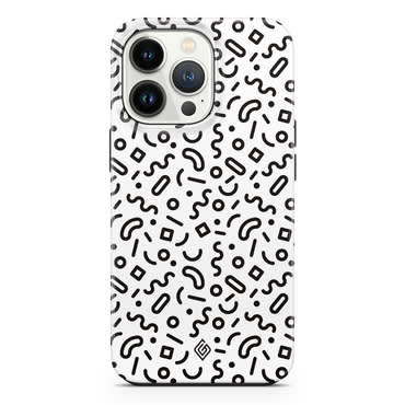 Ovitek za iPhone 13 Pro GAIIA by Optishield® - Doodle Delight