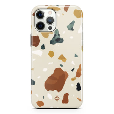 Ovitek za iPhone 12 / iPhone 12 Pro GAIIA by Optishield® - Granite Glamour