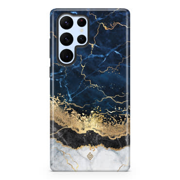 Ovitek za Samsung Galaxy S22 Ultra GAIIA by Optishield® - Aerial Azure