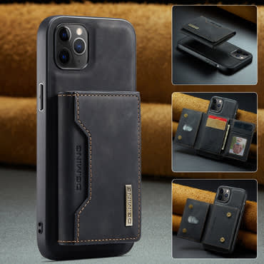 Ovitek za iPhone 11 Pro CaseMe DG.MING MAG z magnetno denarnico - pulse black