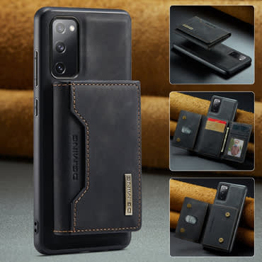 Ovitek za Samsung Galaxy S20 FE / S20 FE 2021 CaseMe DG.MING MAG z magnetno denarnico - pulse black