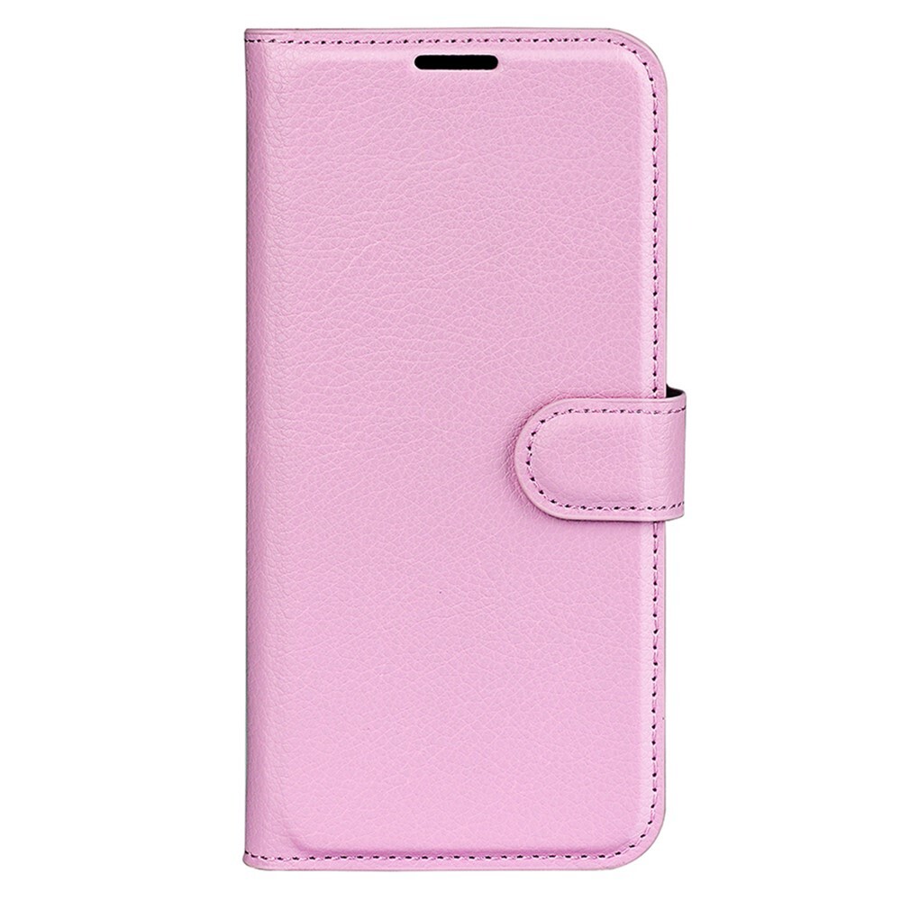 Etui "Litchi" za Xiaomi Redmi Note 12 4G - roza