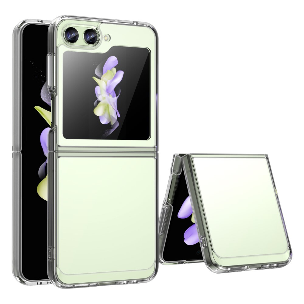 Hibriden ovitek "Frame Shield" za Samsung Galaxy Z Flip5 - prozoren