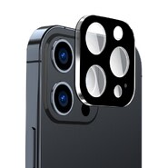 Full body zaščitno steklo za zadnjo kamero za iPhone 15 Pro / iPhone 15 Pro Max - črno