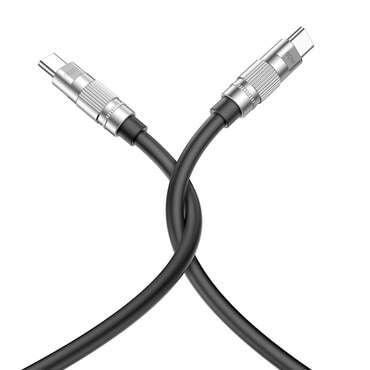 USB-C v USB-C kabel za hitro polnjenje s podporo PD 60 W - črn - 1.2m USB-C v USB-C kabel za hitro polnjenje s podporo PD 60 W - črn - 1.2m