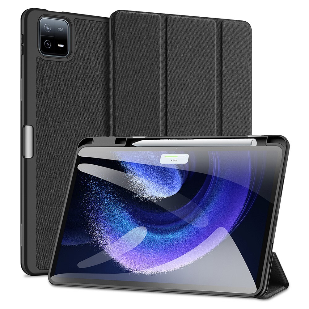 Etui "Skin" za Xiaomi Pad 6 / 6 Pro iz umetnega usnja - črn