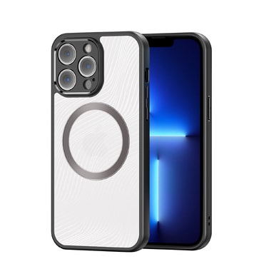 Premium ovitek "Aimo Mag" za iPhone 13 Pro Max z magnetom za brezžično polnjenje MagSafe - prozoren Premium ovitek "Aimo Mag" za iPhone 13 Pro Max z magnetom za brezžično polnjenje MagSafe - prozoren