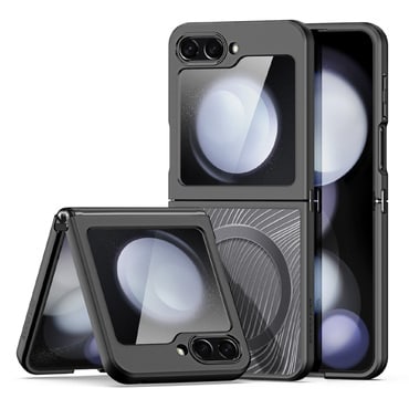 Premium ovitek "Aimo Mag" za Samsung Galaxy Z Flip5 z magnetom za brezžično polnjenje MagSafe - prozoren