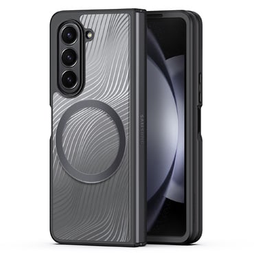 Premium ovitek "Aimo Mag" za Samsung Galaxy Z Fold5 z magnetom za brezžično polnjenje MagSafe - prozoren