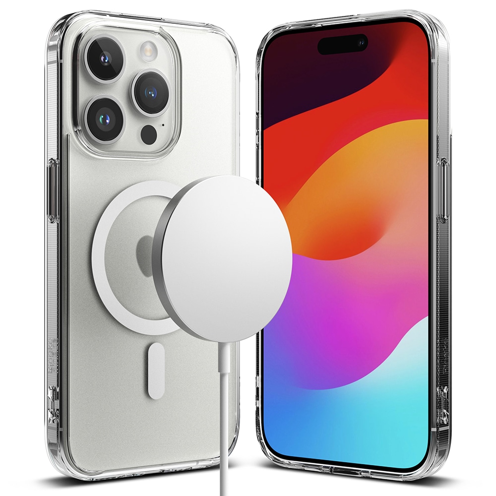 Ovitek Ringke "Fusion Magnetic" za iPhone 15 Pro Max - matte clear