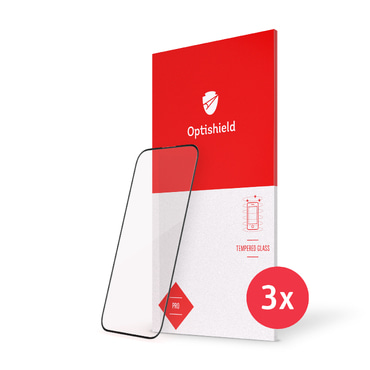 3-Pack premium zaščitnih stekel 3D Full Body Optishield Pro za iPhone 15