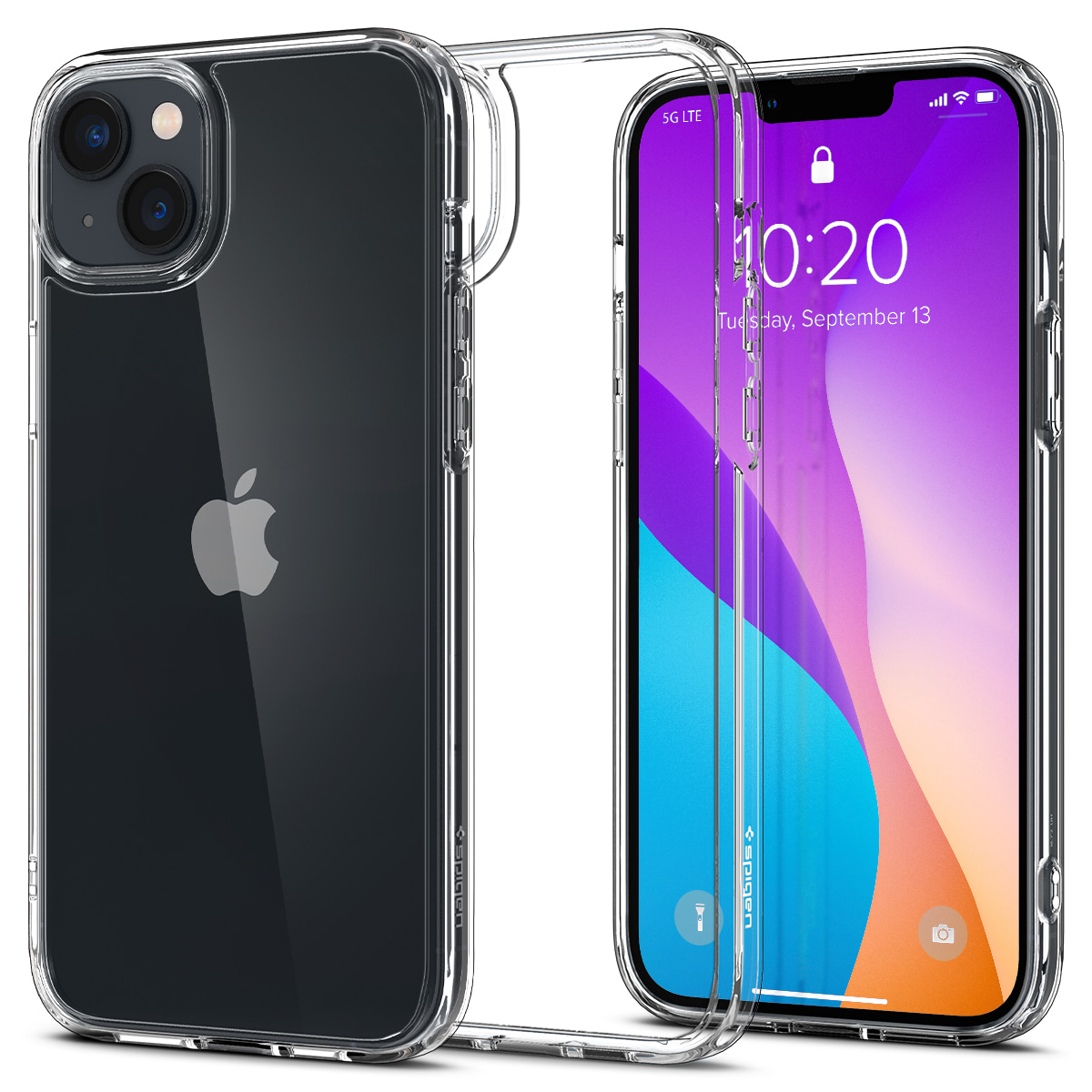 Ovitek Spigen "Ultra Hybrid" za iPhone 15 - crystal clear