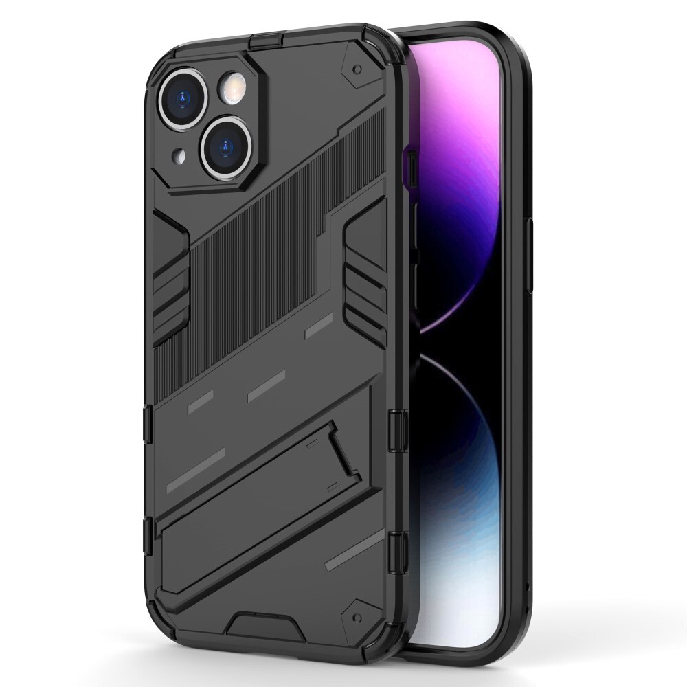Robusten ovitek "Impact Superior" za iPhone 15 - črn