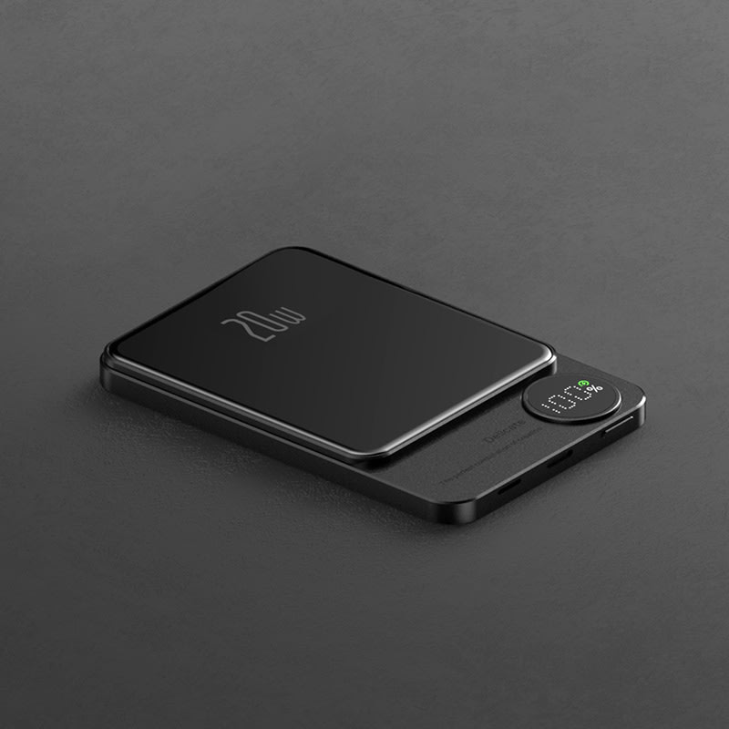 Magnetni Power bank UrbanMag 20W za hitro brezžično polnjenje - 10000 mAh - space gray