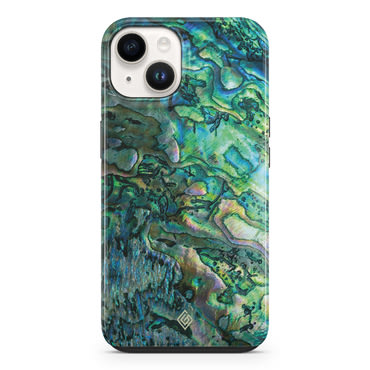 Ovitek za iPhone 15 Plus GAIIA by Optishield® - Paua Shell