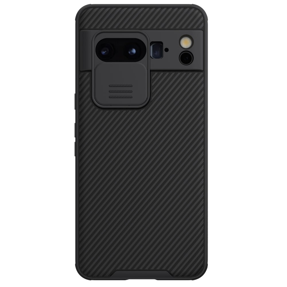 Premium trden ovitek Nillkin "CamShield Pro" za Google Pixel 8 Pro - črn