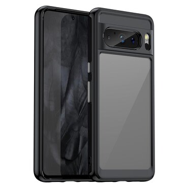Hibriden ovitek "Frame Shield" za Google Pixel 8 Pro - črn