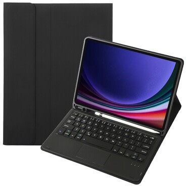 Pisarniški etui z Bluetooth tipkovnico za Samsung Galaxy Tab S9 / Tab S9 FE / Tab S10 FE - črn