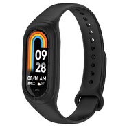 Silikonski pas za uro Xiaomi Smart Band 8 - črn