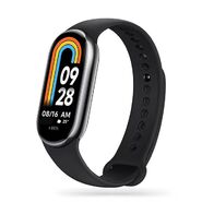 Silikonski pas za uro Xiaomi Smart Band 8 / Smart Band 9 - črn