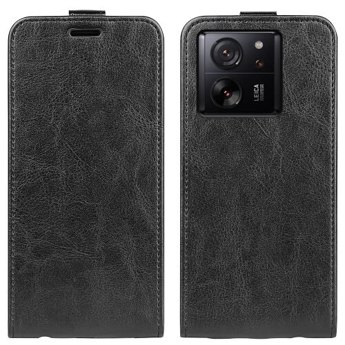 Flip etui za Samsung Xiaomi 13T / 13T Pro - črn
